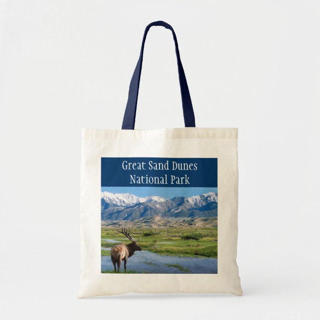 Underbar Sand Dunes nationalpark Tote Bag Tygkasse (Framsidan)
