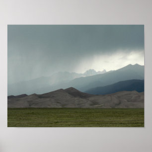 Underbar Sand Dunes Nat'l Park & Preserve, Colorad Poster
