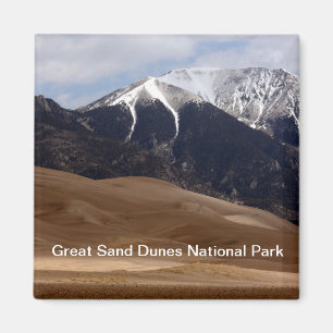 Underbar Sanddynnationalpark Colorado Magnet