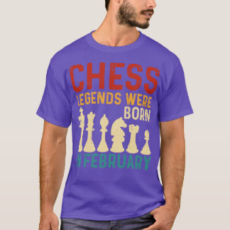 Underbar schack älskare art för manar och kvinnor  t shirt