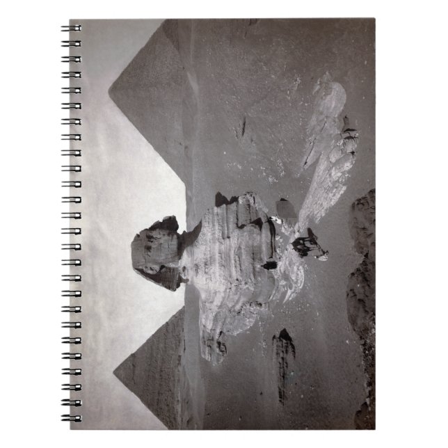 Underbar sfinx av Giza Necropolis och Pyramids Anteckningsbok (Framsidan)