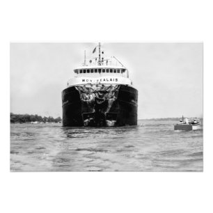 Underbar Sjöar Algoma Montrealais vid St Clair, MI Fototryck