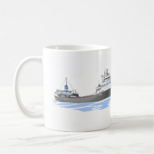 Underbar Sjöar fraktare Ernest R. Breech Rouge St Kaffemugg