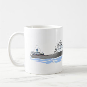 Underbar Sjöar Freighter Ernest R. Breech Kaffemugg