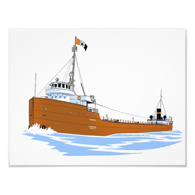 Underbar Sjöar (Interlake) Fototryck (Framsidan)