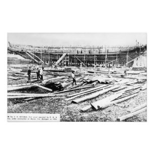 Underbar Sjöar steamer V.H. Ketchum Fototryck