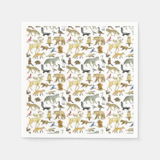 Underbar Sjöar Wildlife Napkins Pappersservett