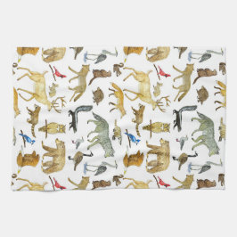 Underbar Sjöar Wildlife Tea Towel Kökshandduk