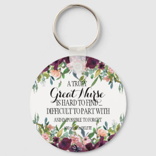 Underbar sjuksköterska tack för att du uppskattar  nyckelring