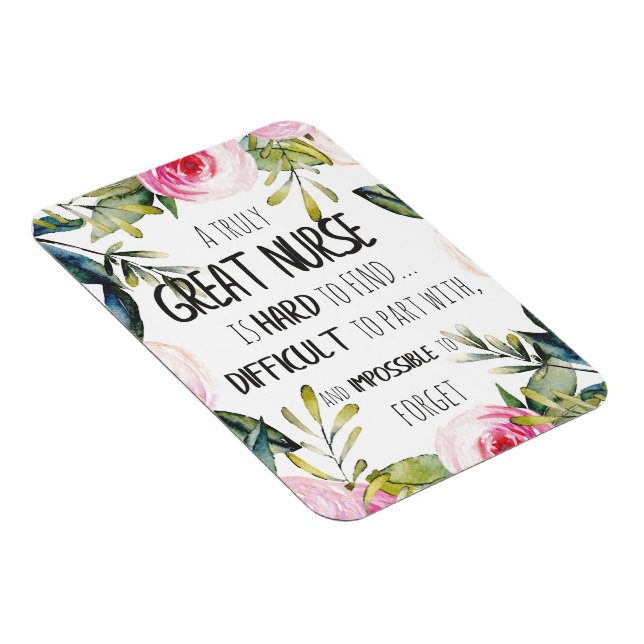 Underbar sjuksköterskeuppskattning Tack för att du Magnet (Högersidan)