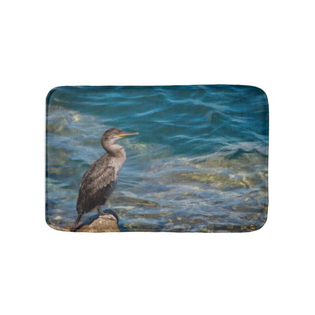 Underbar skarv på Sten Badrumsmatta (Framsidan)