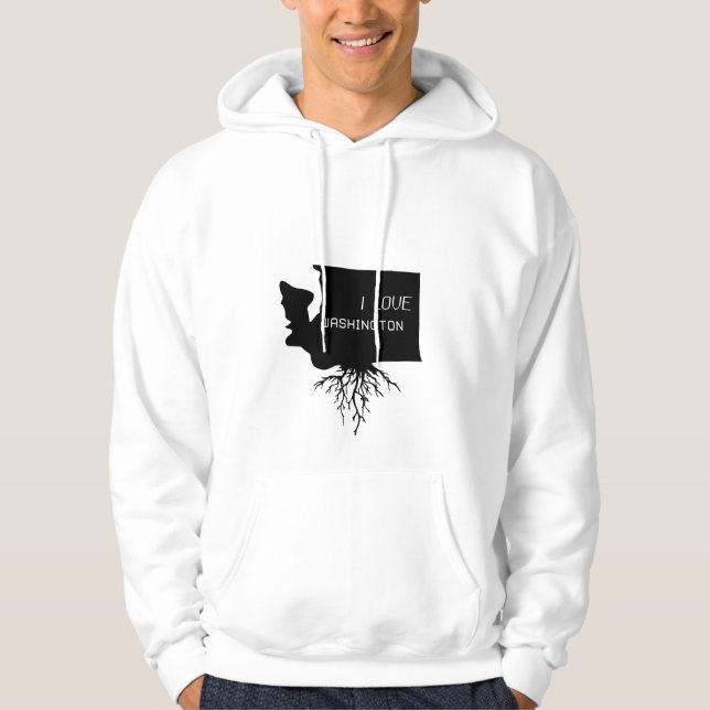 underbar skjorta och Washington. Hoodie (Framsida)