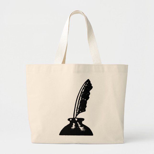 Underbar skrivmaskin eller Lärare Totebag Quill Pe Jumbo Tygkasse (Framsidan)