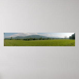 Underbar Smokey bergnationalpark Panormaic 3 Poster