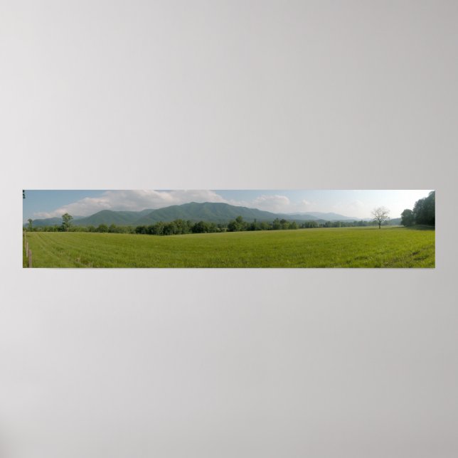 Underbar Smokey Mountains nationalpark Panormaic 3 Poster (Framsidan)