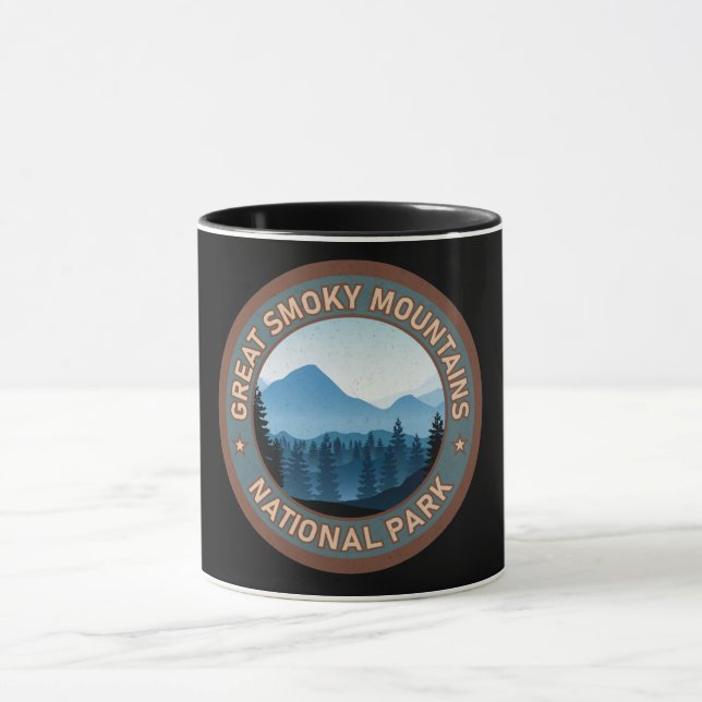Underbar Smoky Mountain National Park USA Tennesse Mugg (Center)
