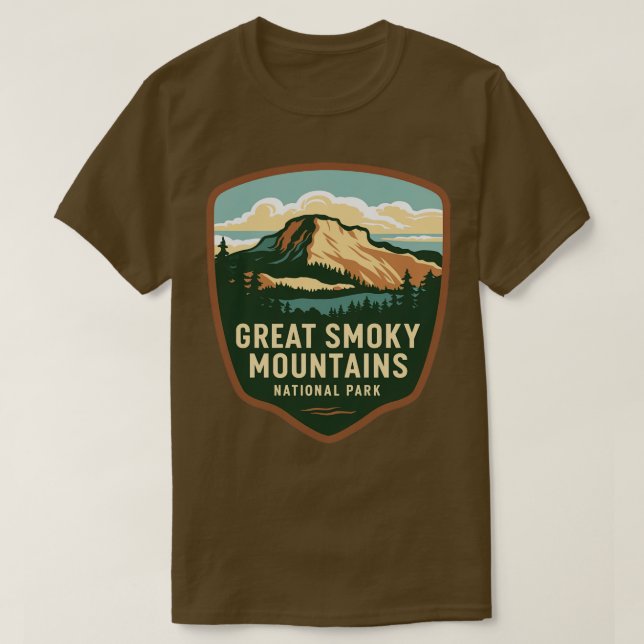 Underbar Smoky Mountains National Park US T Shirt (Design framsida)