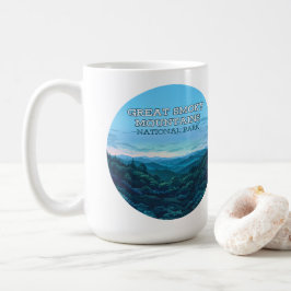 Underbar Smoky Mountains nationalpark Tennessee Kaffemugg