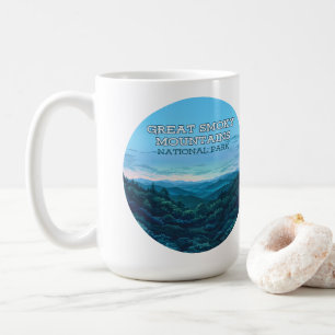 Underbar Smoky Mountains nationalpark Tennessee Kaffemugg