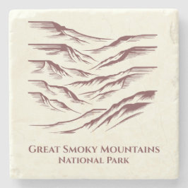 Underbar Smoky Mountains nationalparkskonst Stenunderlägg