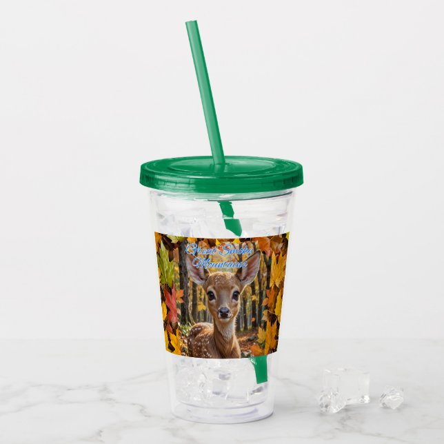 Underbar Smoky Mountains Woodland Fawn Take Away Mugg (Framsida Ice)