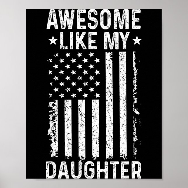 Underbar som dotter rolig pappa från dotter poster (Framsidan)