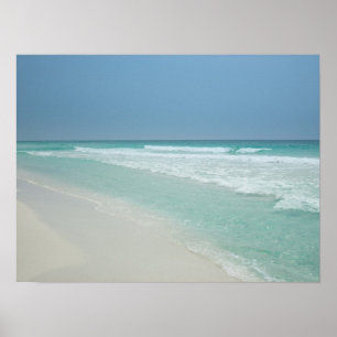 Underbar sommardag på stranden poster