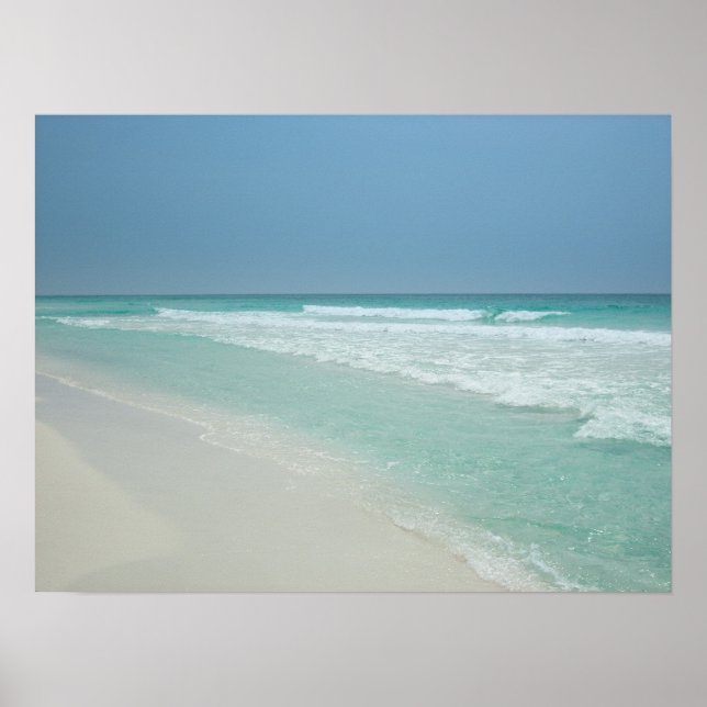 Underbar sommardag på stranden poster (Framsidan)