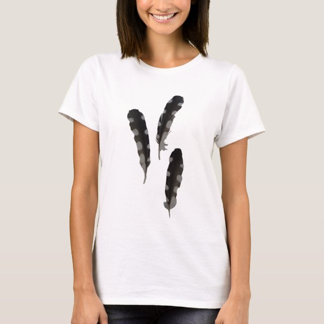 Underbar späckhuggare Feathers T-Shirt (Framsida)