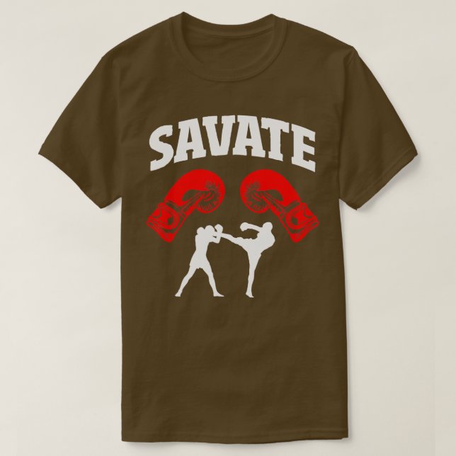 Underbar Sparate Boxing Design Kick MMA Kickboxing T Shirt (Design framsida)