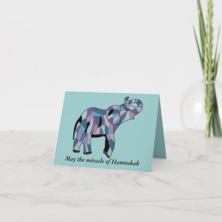 Underbar spegel av Hannukah-kort Helgkort