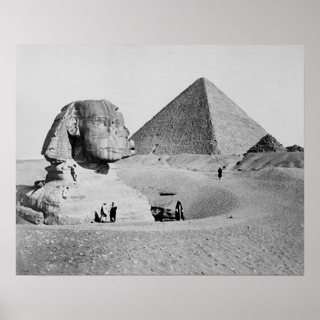 Underbar Sphinx, 1877. Vintage Photo Poster (Framsidan)