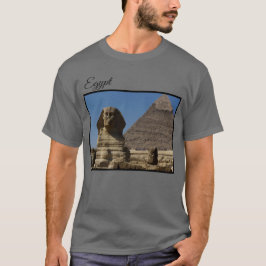 Underbar Sphinx Statue Giza Cairo Egypten Travel P T Shirt
