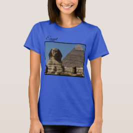 Underbar Sphinx Statue Giza Cairo Egypten Travel T Shirt