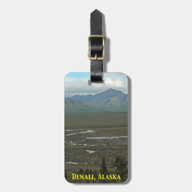 Underbar Ställen - Denali Alaska Easy ID Personlig Bagagebricka (Vertikal Framsida)