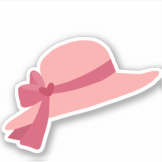 underbar strandhatt klistermärken