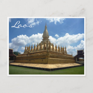 underbar stupa laos vykort