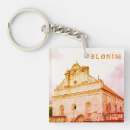 Underbar synagogararkitektur i Vitryssland Slonim