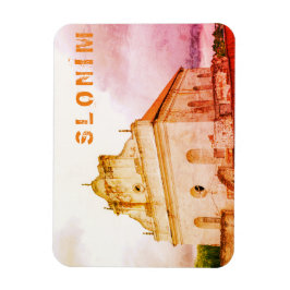 Underbar synagogararkitektur i Vitryssland Slonim Magnet