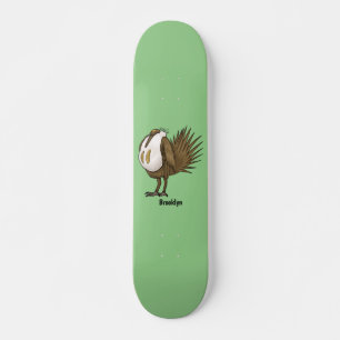 Underbar tecknad av fågelskal mini skateboard bräda 18,5 cm