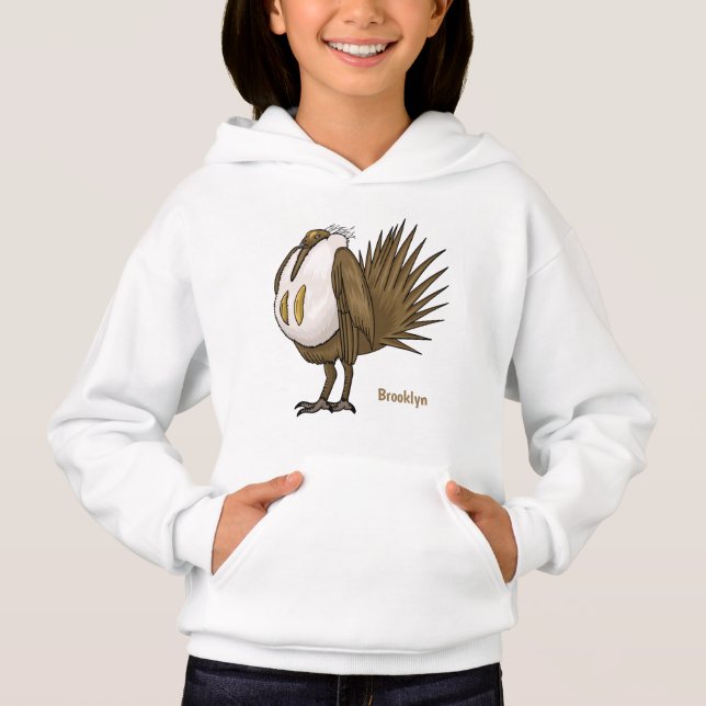 Underbar tecknad av fågelskal t shirt (Framsida)