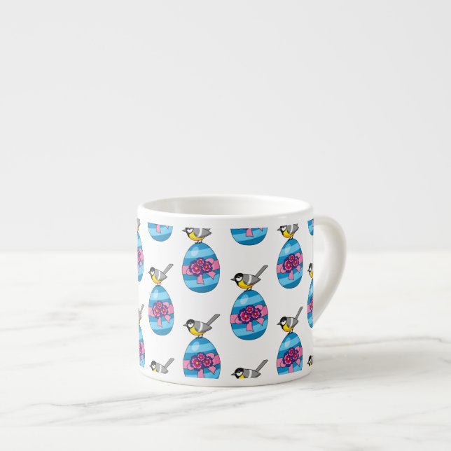 Underbar tecknad med Påskägg Espressomugg (Framsida höger)