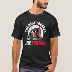 Underbar Texan Trucker säger Longhorn Texas Lastbi T Shirt