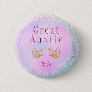Underbar tid att vara Rosa Guld Baby Shower Knapp