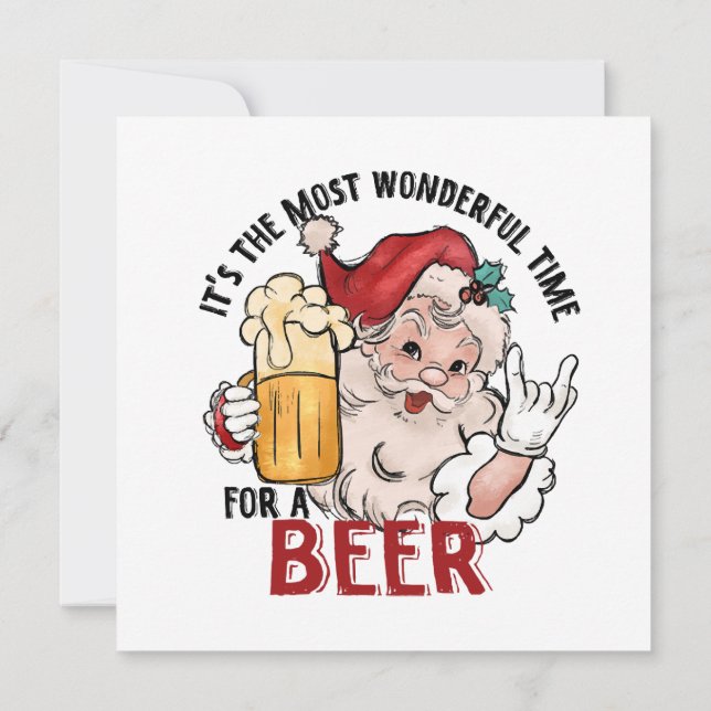 Underbar tid för en öl inbjudningar (Baksida)