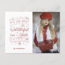 UNDERBAR TID PÅ ÅRET / Julkort Helg Vykort