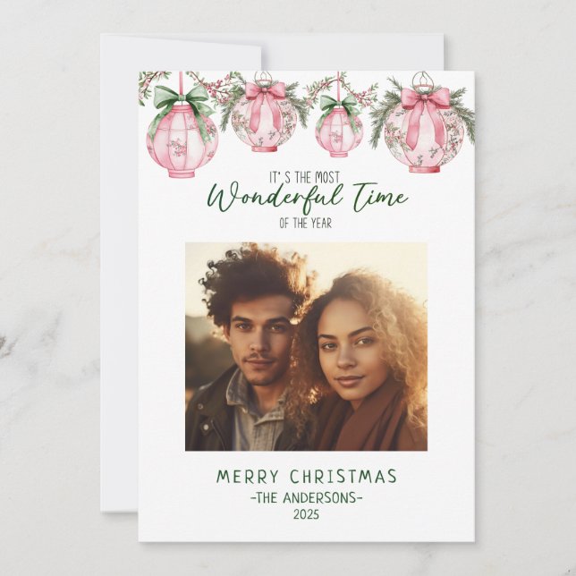 Underbar tid på årets Lantern-jul Julkort (Framsida)