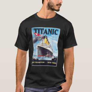 Underbar Titanic Costume Tee Vintage Gift 1912 His