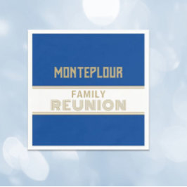 Underbar titta! Klassisk familjeåterförening Pappersservett