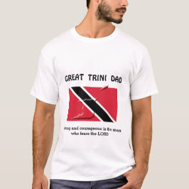 UNDERBAR TRINI PAPPA Stark djärv Personlig T Shirt